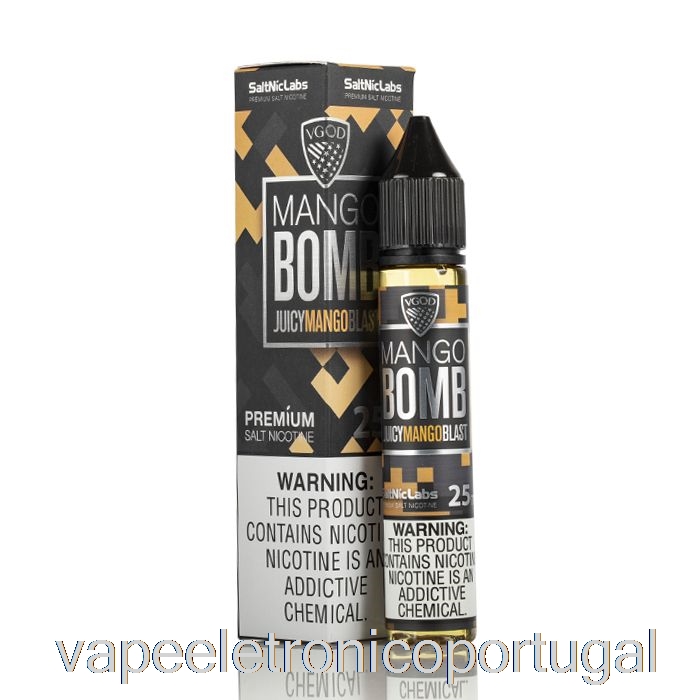Vape Eletrônico Bomba De Manga - Vgod Saltnic - 30ml 25mg